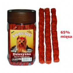 ADBI YORUSIE-KABANOSY DZICZYZNA MIĘKKIE 450g