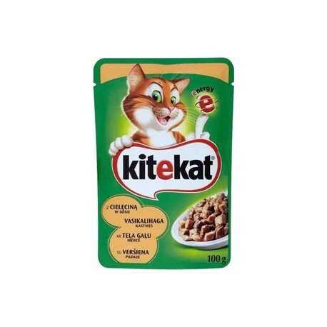 KITEKAT 100G Z CIELĘCINĄ SOS