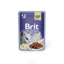 BRIT KOT 85g JELLY FILLETS WITH BEEF