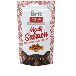BRIT CARE SNACK CAT MEATY SALMON 50G