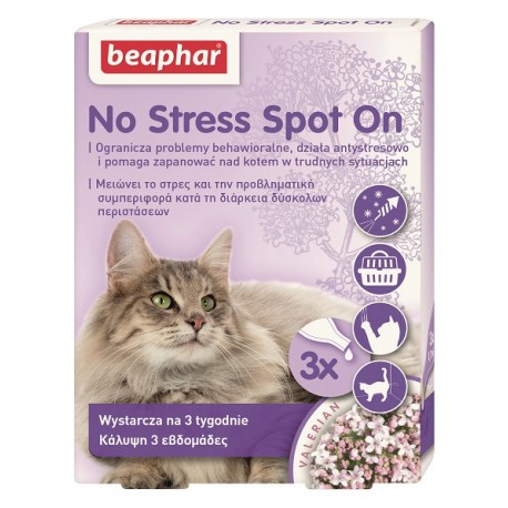 BEAP.NO STRESS SPOT ON CAT KROPLE NA STRES DLA KOTÓW