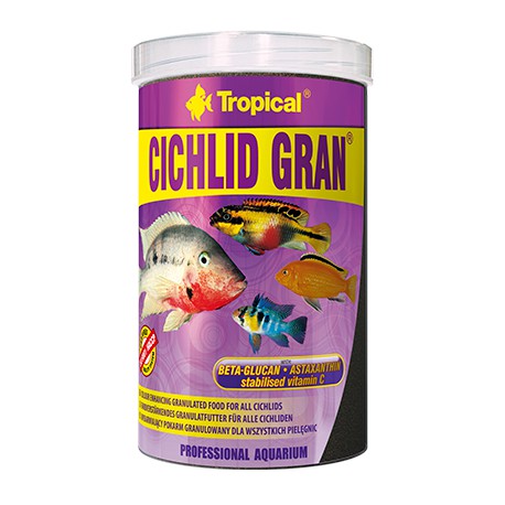 TROPICAL CICHLID GRAN 1000ML/550G 