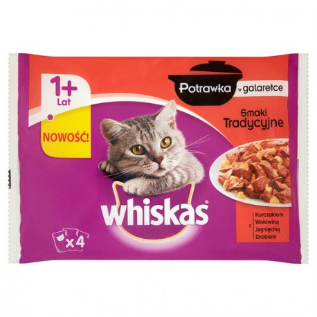 MFP.WHISKAS 4x85g TRAD.POTRAWKA GALARETK