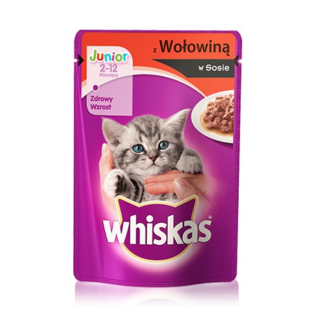 MFP.WHIS.100G JUNIOR Z WOŁOWINĄ SOS