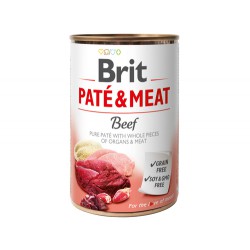 BRIT-KONSERWA 400g PATE&MEAT BEEF