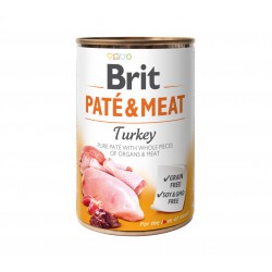 BRIT-KONSERWA 400g PATE&MEAT TURKEY