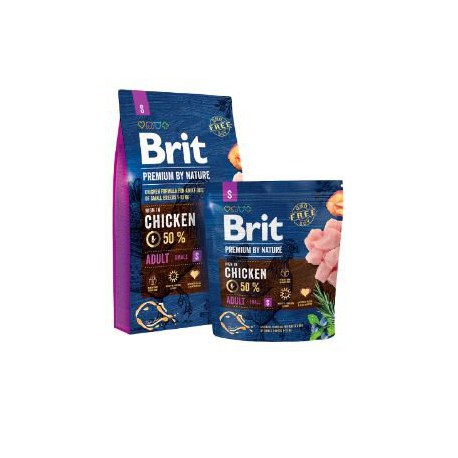 BRIT-BY NATURE 1KG ADULT S