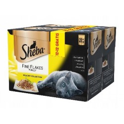 MFP.SHEBA 12+12 12x85g DRÓB KOLEKCJA SMA Z KURCZAKIEM,INDYKIEM,KACZKĄ,DROBIEM