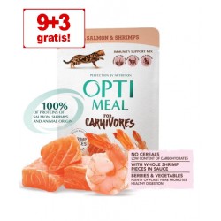 OPTIMEAL 85g (9+3) ŁOSOŚ/KREWETKI 