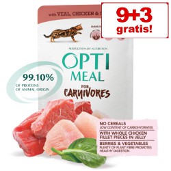 OPTIMEAL 85g (9+3) CIELĘCINA/KURA/SOS SZPINAKOWY SASZETKI