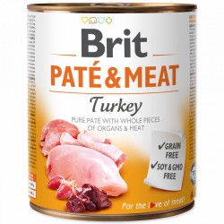 BRIT-KONSERWA 800g PATE&MEAT TURKEY