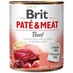 BRIT-KONSERWA 800g PATE&MEAT BEEF