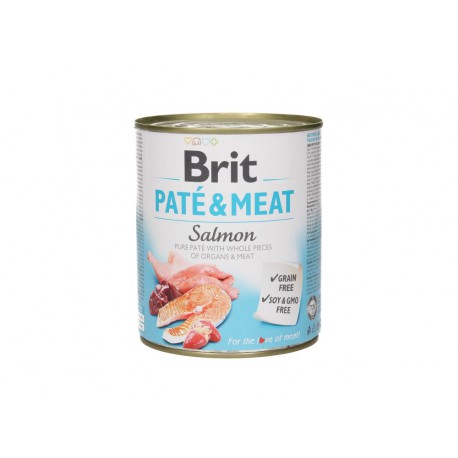 BRIT-KONSERWA 800g PATE&MEAT SALMON