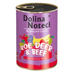 Dolina Noteci Premium SUPERFOOD 400g SARNA I WOŁOWINA