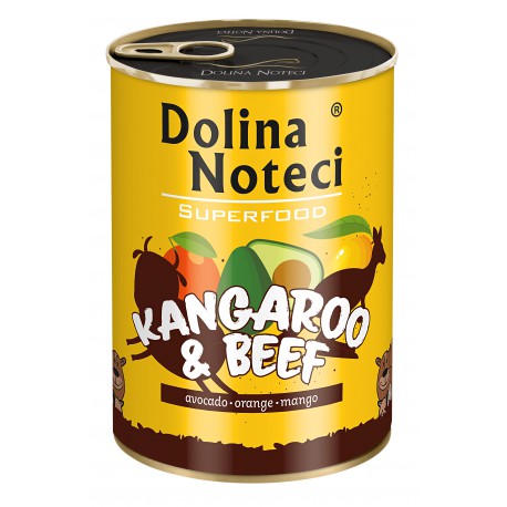 Dolina Noteci Premium SUPERFOOD 400g KANGUR I WOŁOWINA