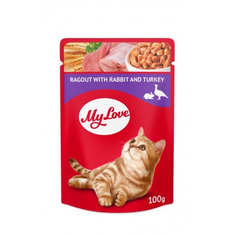 MY LOVE 100g KRÓLIK I INDYK