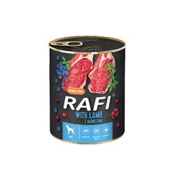 RAFI PIES 800g JAGNIĘ,BORÓWKA,ŻURAWINA