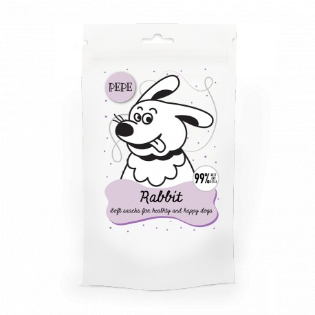 PAKA ZWIERZAKA PEPE RABBIT 80g MINI CHUNKIES