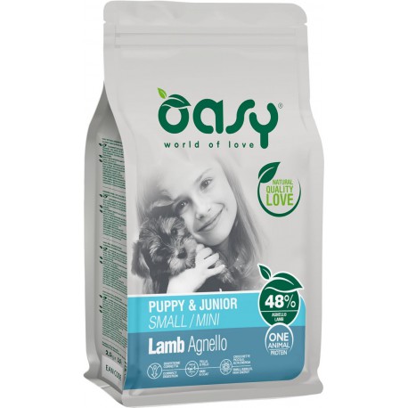 OASY 800g PUPPY MINI JAGNIĘCINA KARMA SUCHA