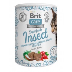 BRIT CARE CAT SNACK 100g INSECT SUPERFRU IT