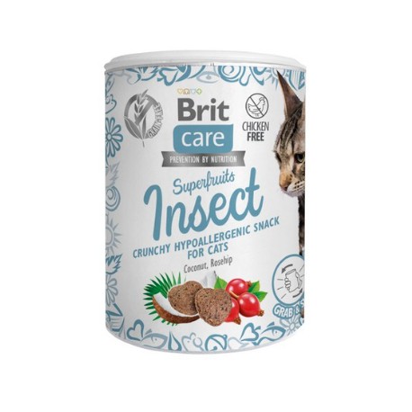 BRIT CARE CAT SNACK 100g INSECT SUPERFRU IT