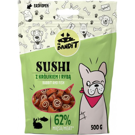 MR.BANDIT 500g SUSHI KRÓLIK Z RYBĄ