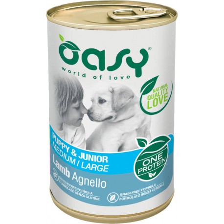 OASY ONE PROTEIN 400g PUPPY&JUNIOR JAGNI ĘCINA