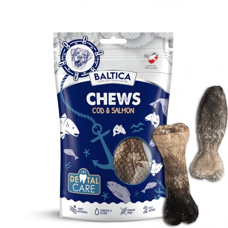 BALTICA SNACKS CHEWS COD & SALMON 2szt