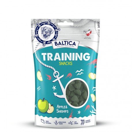 BALTICA SNACKS TRAINING 150g SHRIMP APPL E