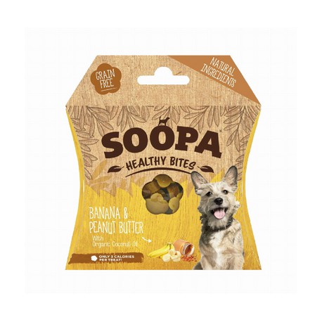 SOOPA 50g BITES BANAN& MASŁO ORZECHOWE