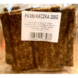 MEGA ZOO_200g-PASKI Z KACZKI