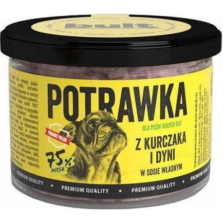 BULT POTRAWKA DLA PSA Z KURCZAKA I DYNI W SOSIE WŁASNYM 190g