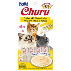 INABA CAT CHURU CHICKEN CHEES&BEEF 4*14g