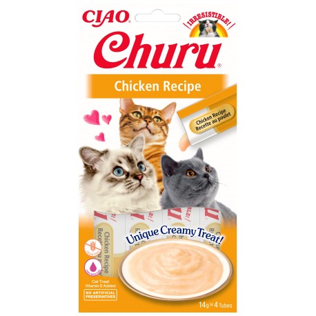 INABA CAT CHURU CHICKEN RECIPE4*14g