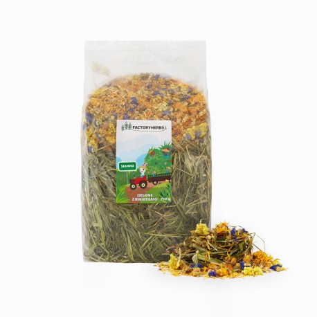 FACTORY HERBS ZIELONE SIANKO Z KWIATAMI 500g