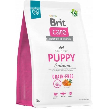 BRIT CARE 3kg PUPPY SALMON GRAIN FREE