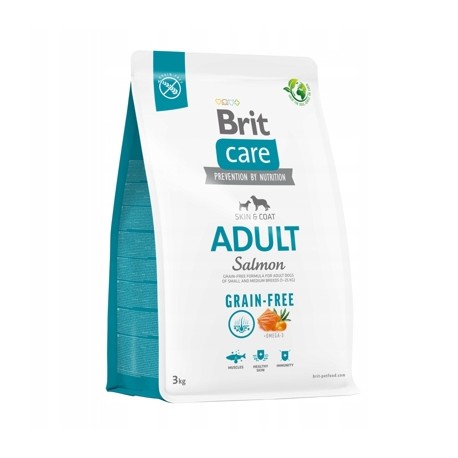 BRIT CARE 3kg ADULT SALMON GRAIN FREE