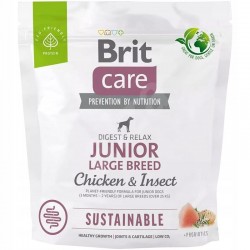 BRIT CARE 1kg JUNIOR LARGE BREED CHICKEN INSECT- SUSTAINABLE