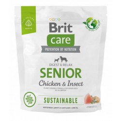 BRIT CARE 1kg SENIOR CHICKEN INSECT- SUSTAINABLE