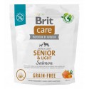 BRIT CARE 1kg SENIOR&LIGHT SALMON BRIT