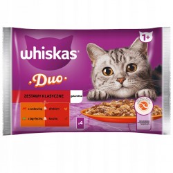 MFP.WHISKAS 4x85g DUO ZESTAWY KLASYCZNE GALARETKA 26747