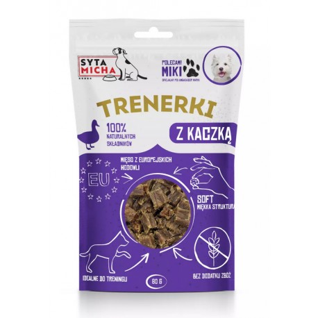 SYTA MICHA TRENERKI 80g KACZKA