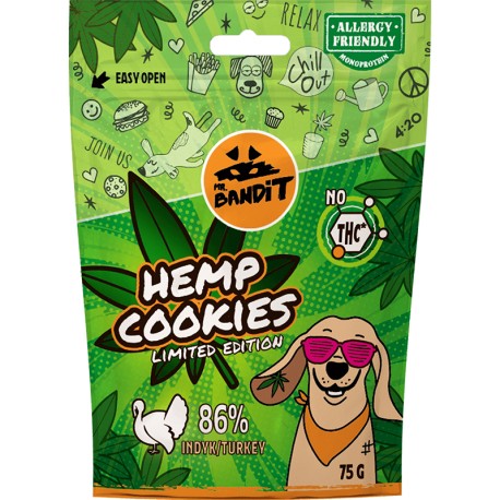 MR.BANDIT 75g HEMP COOKIES TURKEY