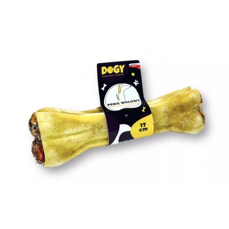 DOGY KOŚĆ 17cm Z PENISEM WOŁOWYM