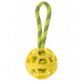 PS FETCH TUG - PIŁKA AŻUROWA ZE SZNUREM 9*21cm