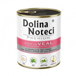 DOLINA NOTECI 800g CIELĘCINA Z ZIELONYM GROSZKIEM