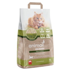 ANIMAX 7L CATS CRUSHED ZIELONA HERBATA - żwirek kruszon zbrylający z drzew iglastych o zapachu zielonej herbaty