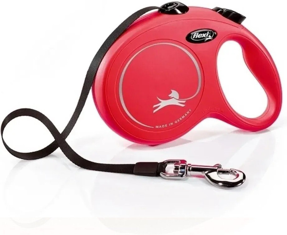 Flexi Classic Compact L czerwona (5m) taśma