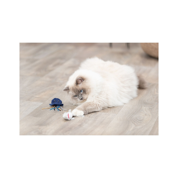 Trixie Zwierzątka morskie, zabawka, dla kota, plusz, 5-8 cm