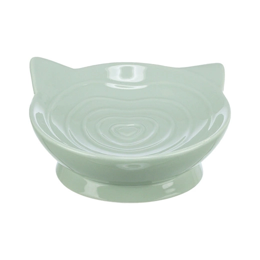 Trixie Viviana, miska podwyższona, dla kota, ceramiczna, szałwiowa, 0.15 l/ 14 cm
